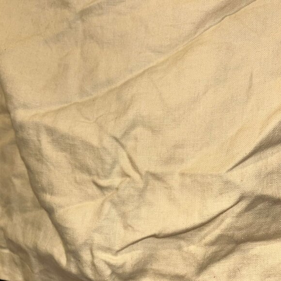 Ralph Lauren 100% Linen cream black piping trim STANDARD QUEEN sham pillow… - Picture 4 of 4